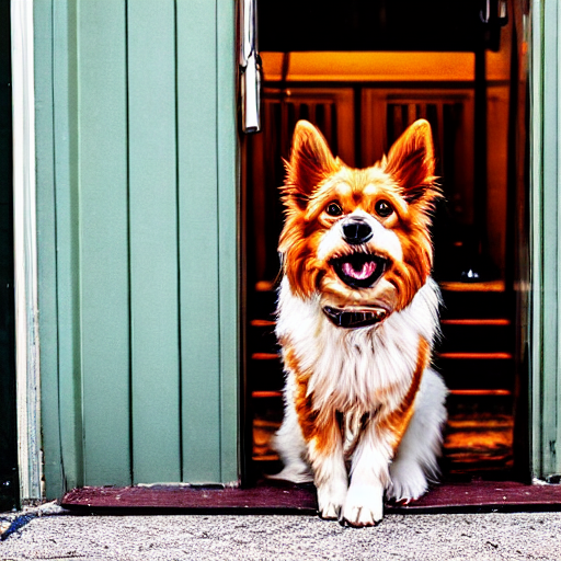 186_A dog standing in front of a doorway..png
